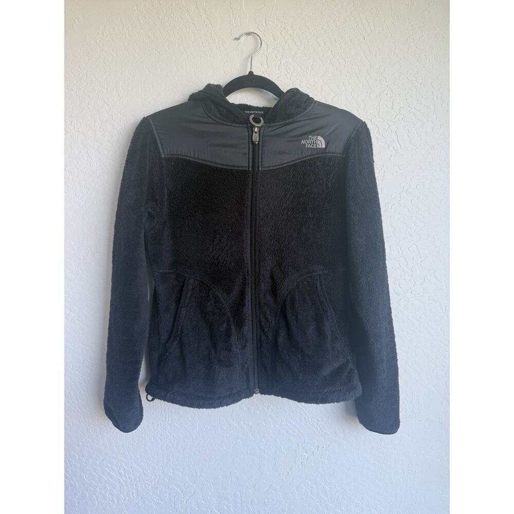 The North Face Women’s Small Full Zip Fleece Jacket Hoodie Black Outdoors Winter